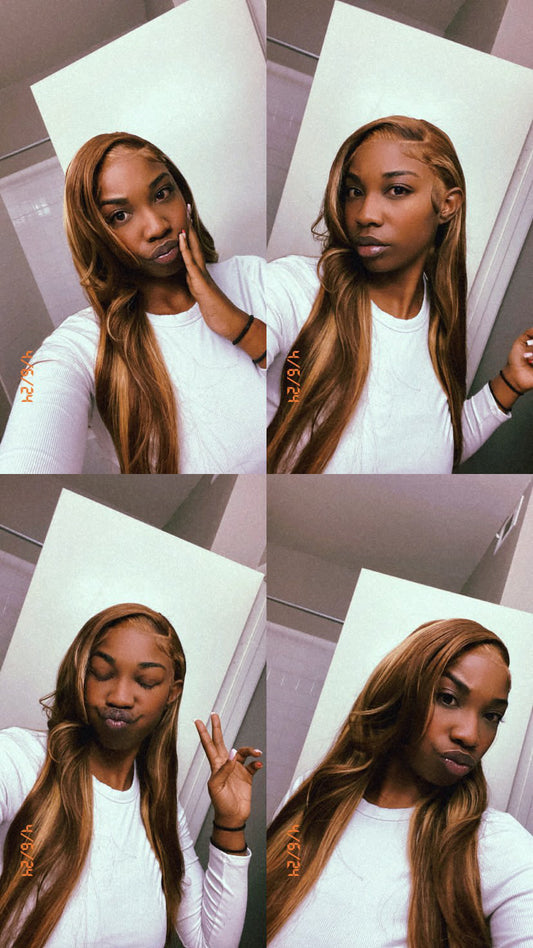 13x4 Highlight Transparent Lace Frontal Wig